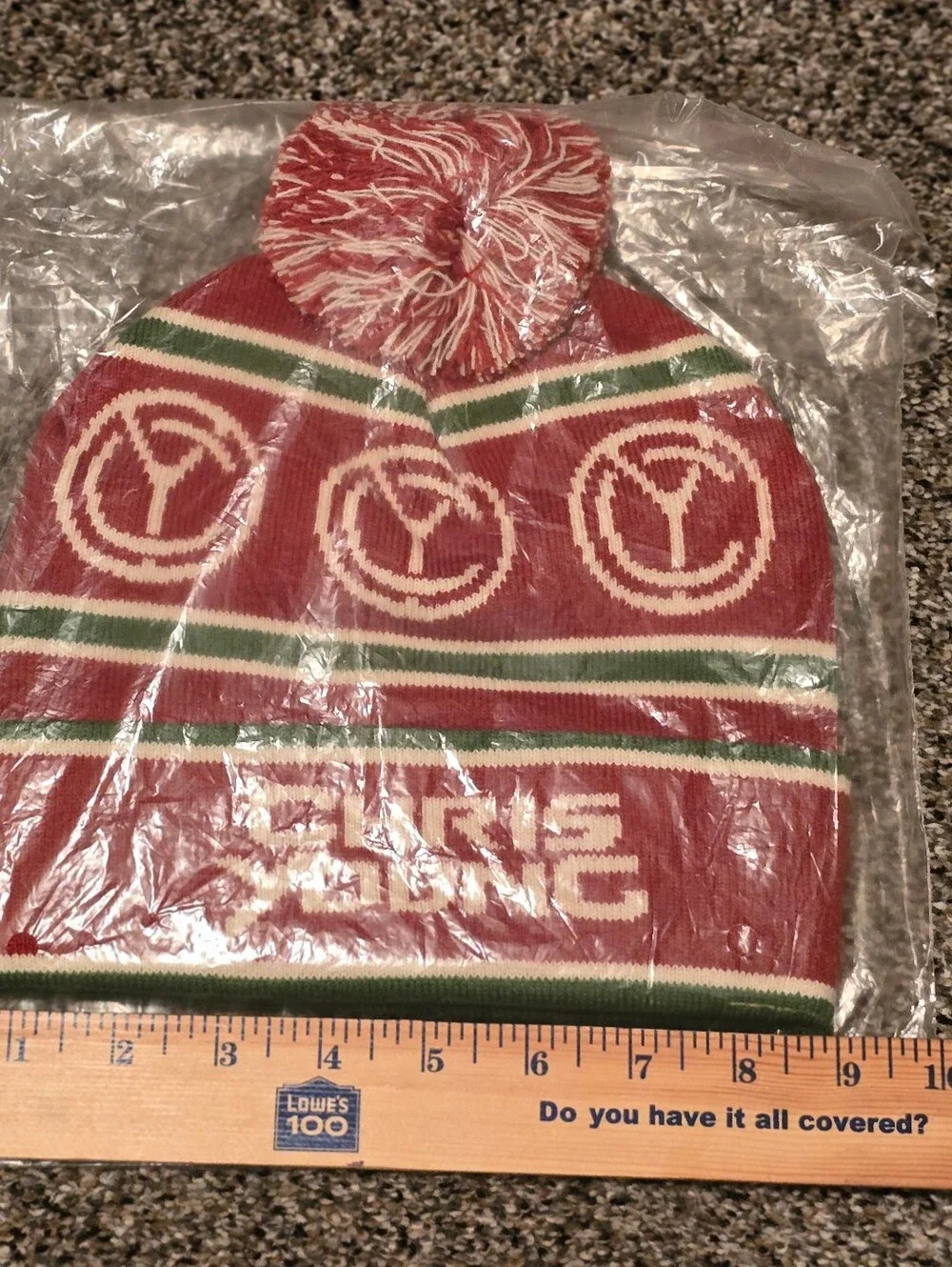 Chris Young It Must Be Christmas Tour Knit Beanie Hat & Scarf Set NIP